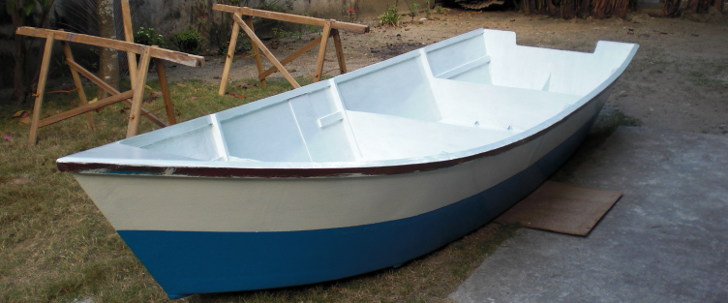 The Boat made out of Plywood